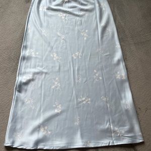 Beginning Boutique silk midi skirt
